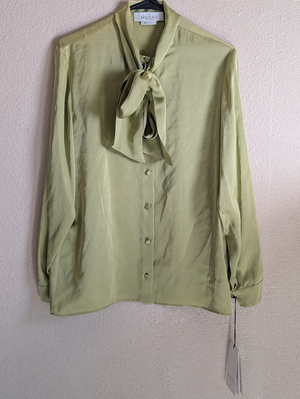 GUCCI Silk Uniform Blouse 💚💚💚